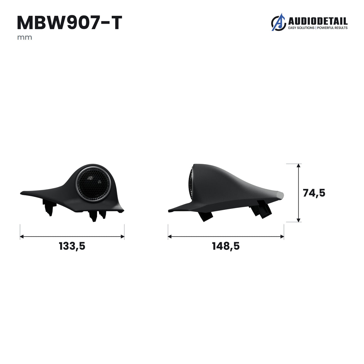 AudioDetail MBW907-T – Mercedes-Benz Sprinter W907/W910 - Sweetlake Customs