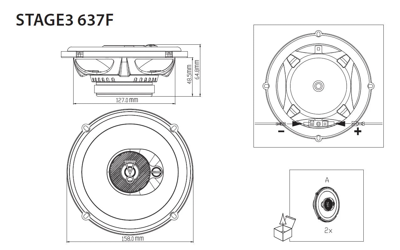JBL Stage3 637F - Sweetlake Customs