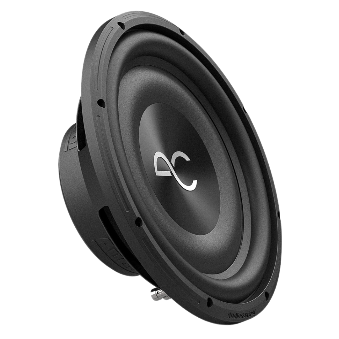 AudioControl Platte 12" 400W RMS Subwoofer + AudioControl Monoblock + Kabelset (Zonder Kist)