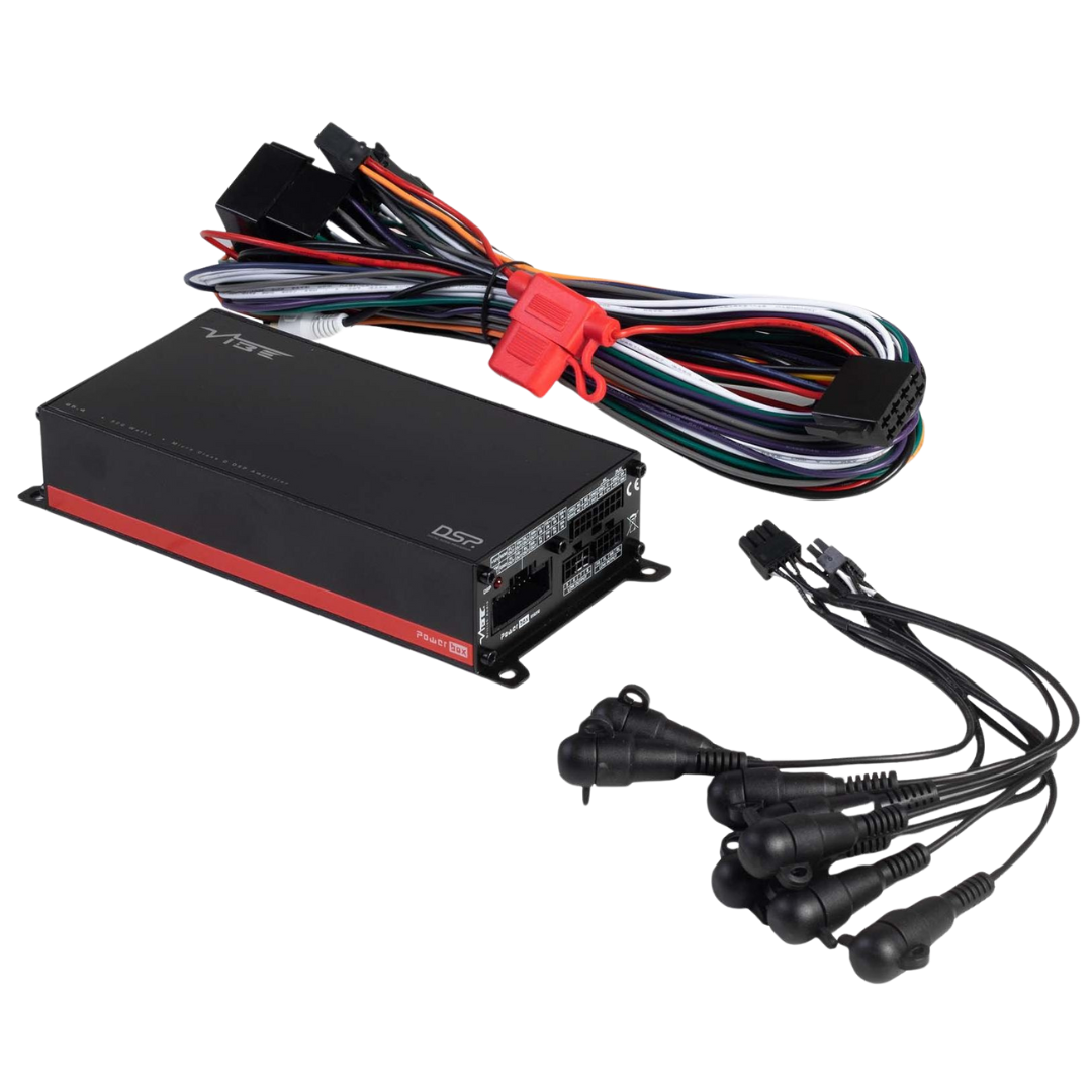 VIBE POWERBOX65.4-8MDSP-V3 + TAK-014 | Plug & Play DSP Versterker | Volvo Base Performance