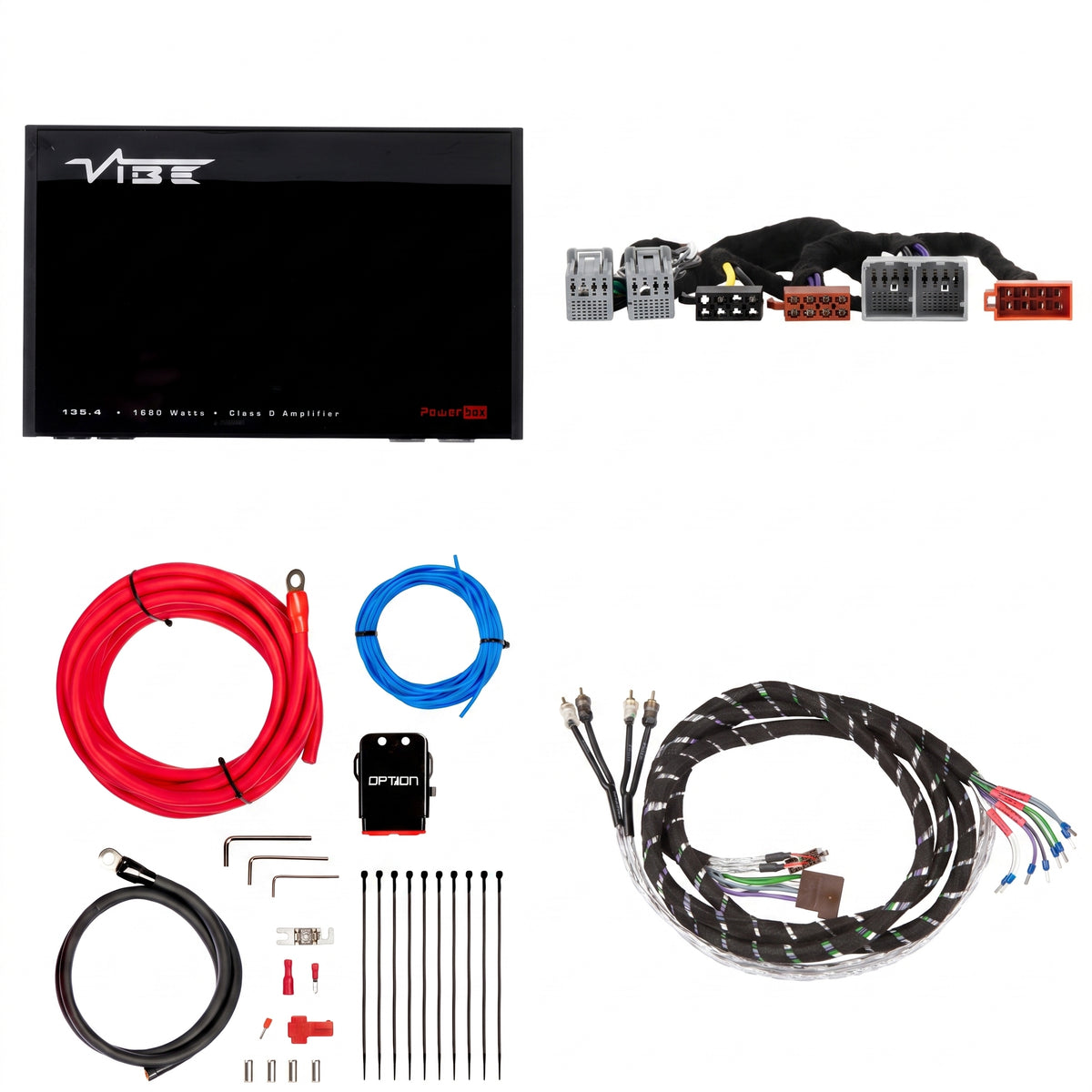 VIBE POWERBOX135.4 + PTAK-103 | Plug & Play Versterkerset | MG