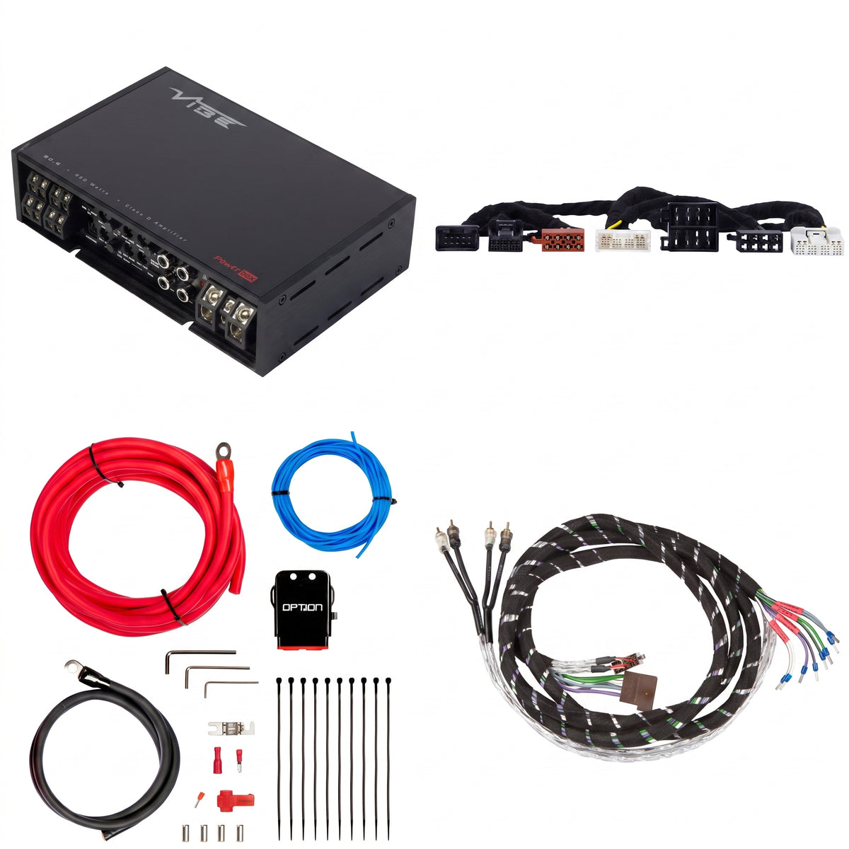 VIBE POWERBOX80.4 + PTAK-062 | Plug & Play Versterkerset | Toyota 2018-heden