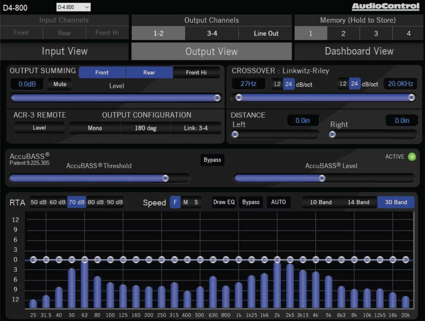 AudioControl D - 4.800 - Sweetlake Customs