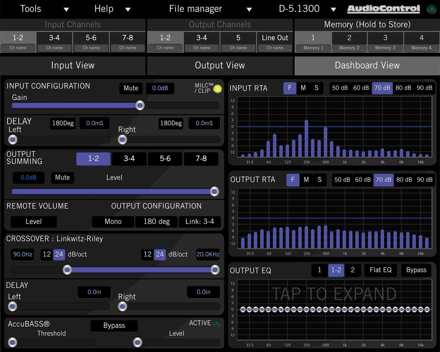 AudioControl D - 5.1300 - Sweetlake Customs