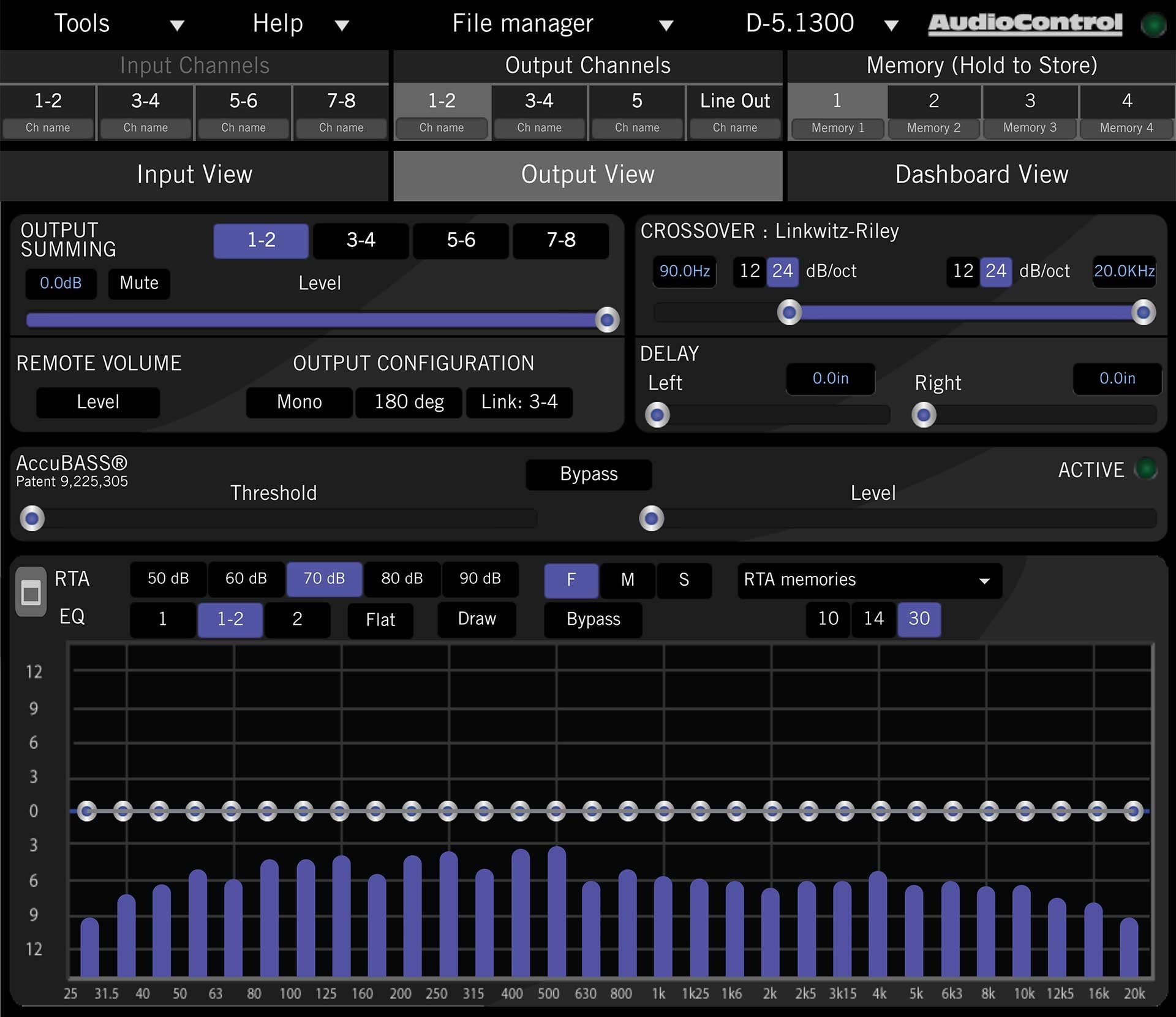 AudioControl D - 5.1300 - Sweetlake Customs