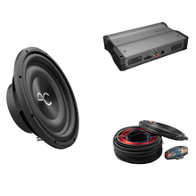 AudioControl Platte 12" 400W RMS Subwoofer + AudioControl Monoblock + Kabelset (Zonder Kist) - Sweetlake Customs