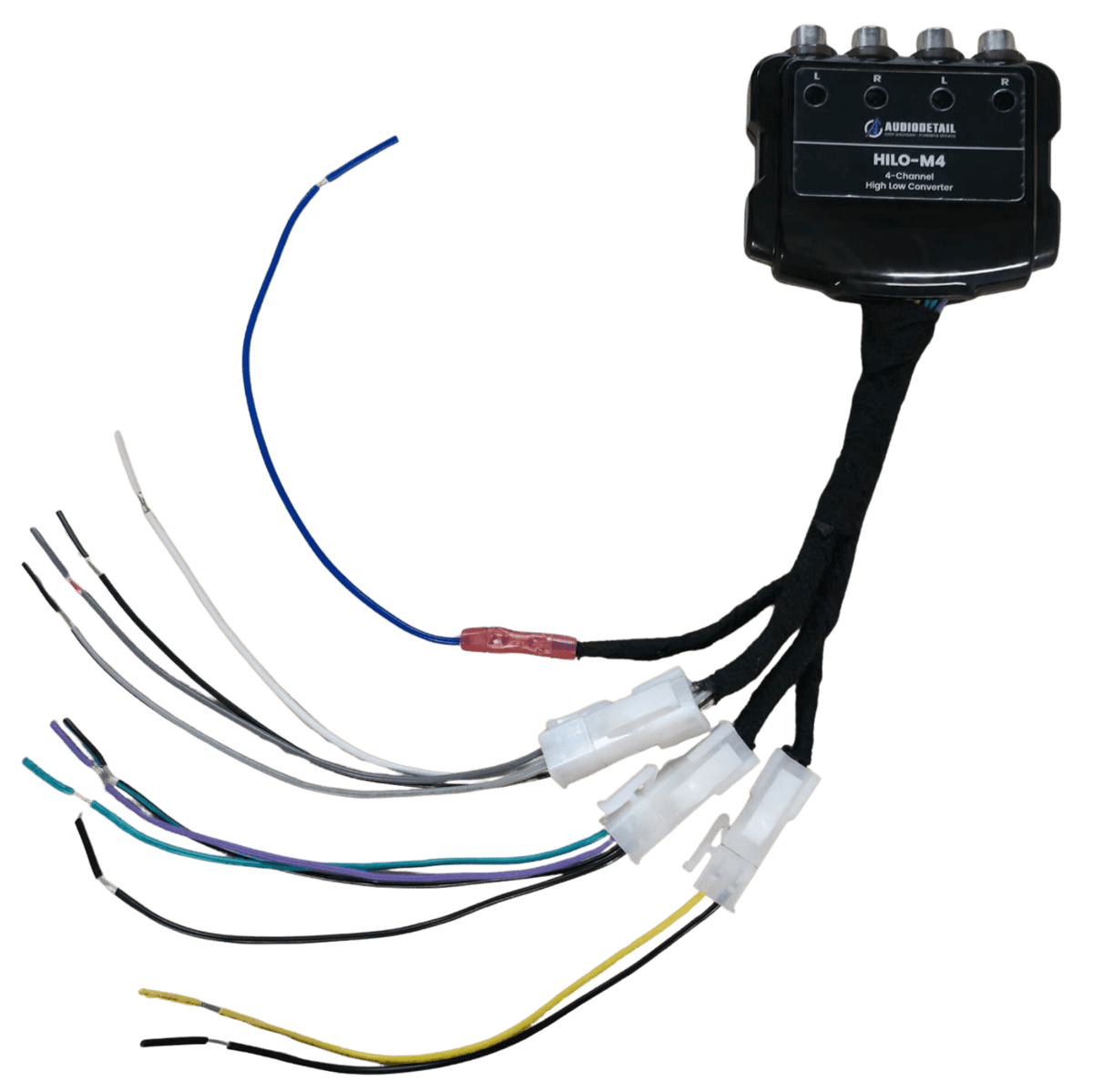 AudioDetail HILO-M4 – 4-Kanaals High Low Converter (MOLEX) - Sweetlake Customs