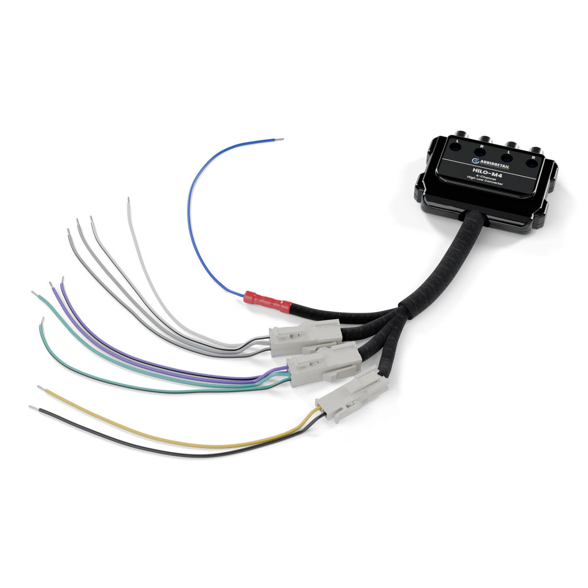 AudioDetail HILO-M4 – 4-Kanaals High Low Converter (MOLEX) - Sweetlake Customs