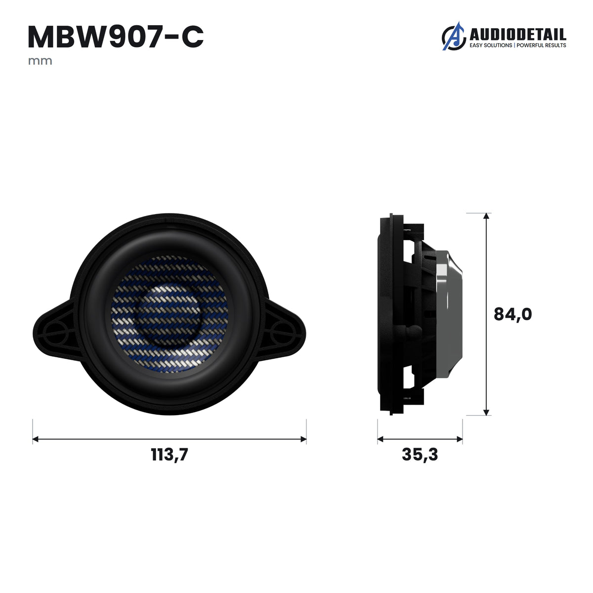 AudioDetail MBW907-C – Mercedes-Benz Sprinter W907/W910 - Sweetlake Customs