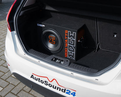 EDGE EDBX12ADSP - E3 12" DSP Subwoofer met Kabelset - Sweetlake Customs