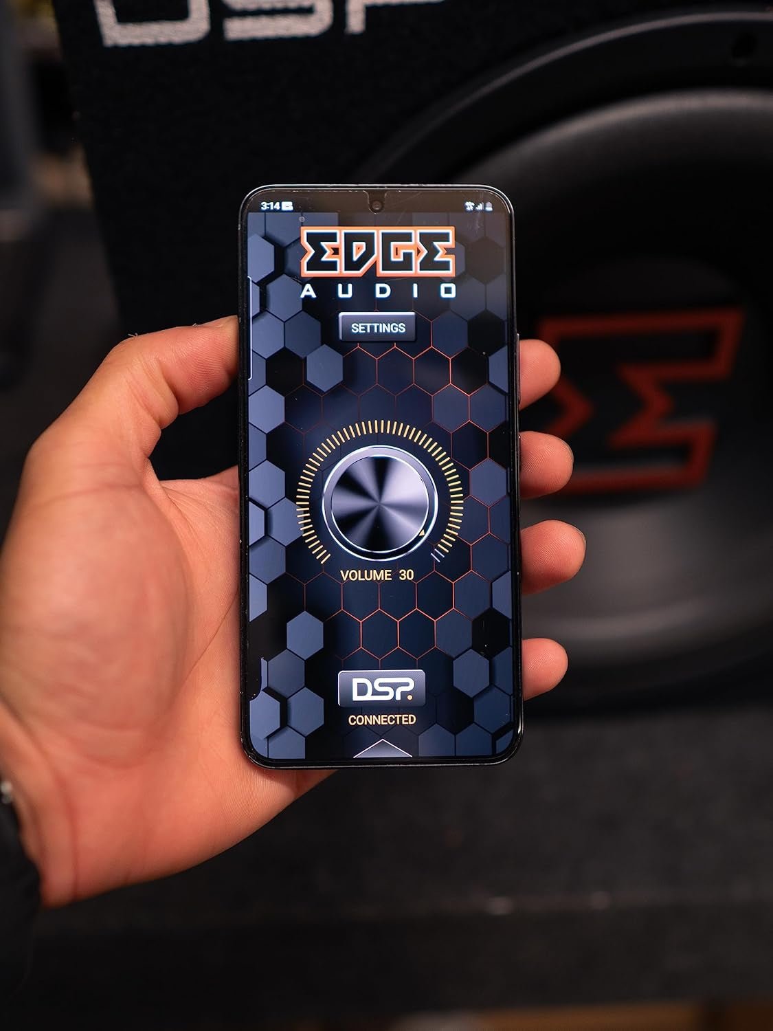 EDGE EDBX12ADSP - E3 12" DSP Subwoofer met Kabelset - Sweetlake Customs