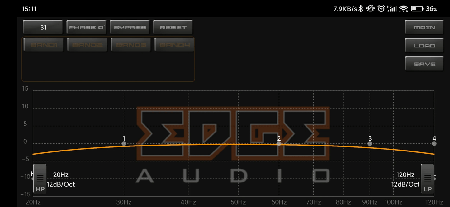 EDGE EDBX12ADSP - E3 12" DSP Subwoofer met Kabelset - Sweetlake Customs