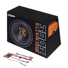 EDGE EDBX12ADSP - E3 12" DSP Subwoofer met Kabelset - Sweetlake Customs
