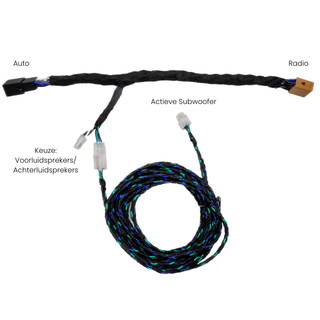 HLAK-005 | High Level Input Aftakking MQS Quadlock naar 4-PIN Molex - Sweetlake Customs