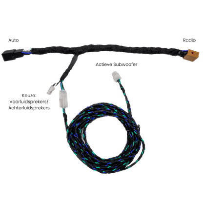HLAK-005 | High Level Input Aftakking MQS Quadlock naar 4-PIN Molex - Sweetlake Customs