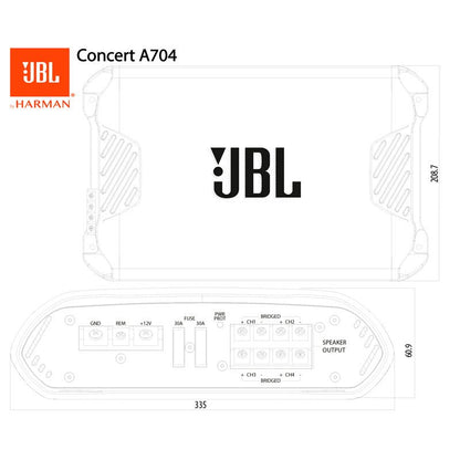 JBL Concert A704 - Sweetlake Customs