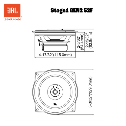 JBL STAGE1 GEN2 52F - Sweetlake Customs