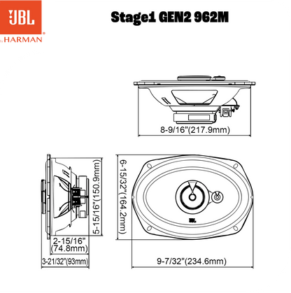 JBL STAGE1 GEN2 962M - Sweetlake Customs
