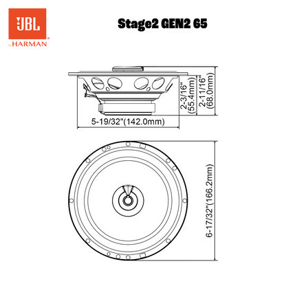 JBL STAGE2 GEN2 65 - Sweetlake Customs