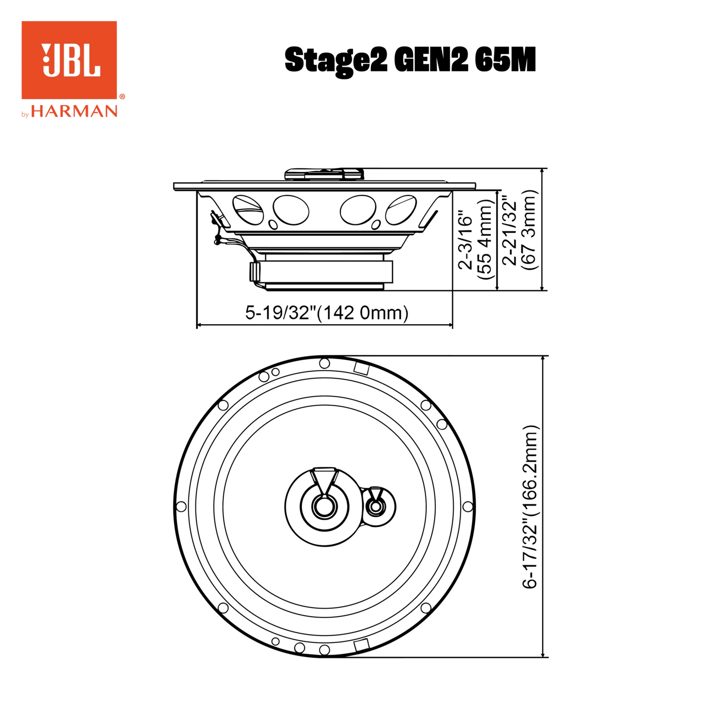 JBL STAGE2 GEN2 65M - Sweetlake Customs
