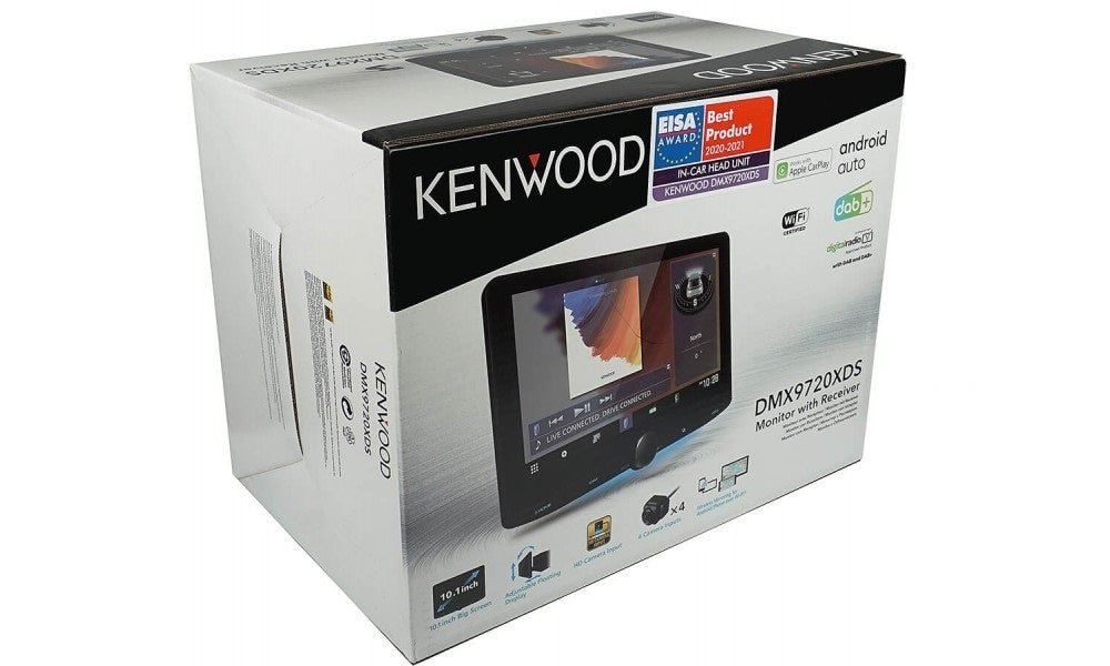 Kenwood DMX9720XDS | 10.1" Zwevend Scherm | Draadloos Apple Carplay & Android Auto | DAB+ - Sweetlake Customs