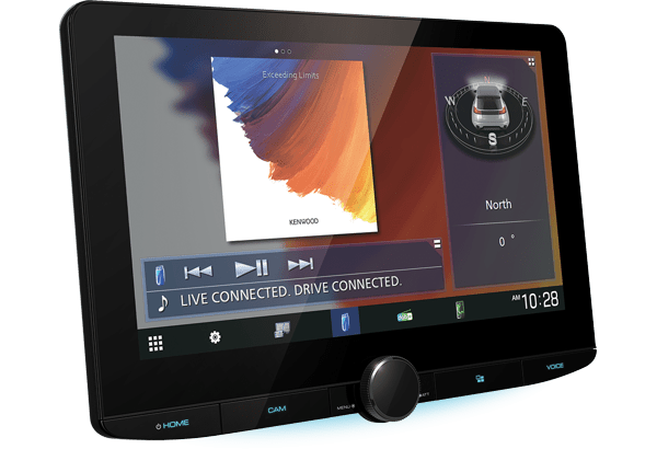 Kenwood DMX9720XDS | 10.1" Zwevend Scherm | Draadloos Apple Carplay & Android Auto | DAB+ - Sweetlake Customs