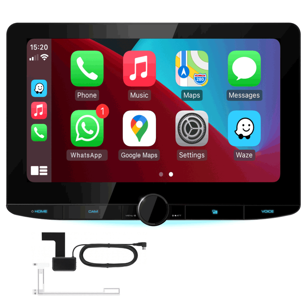 Kenwood DMX9720XDS | 10.1" Zwevend Scherm | Draadloos Apple Carplay & Android Auto | DAB+ - Sweetlake Customs