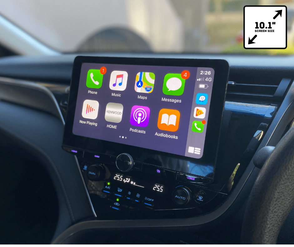 Kenwood DMX9720XDS | 10.1" Zwevend Scherm | Draadloos Apple Carplay & Android Auto | DAB+ - Sweetlake Customs