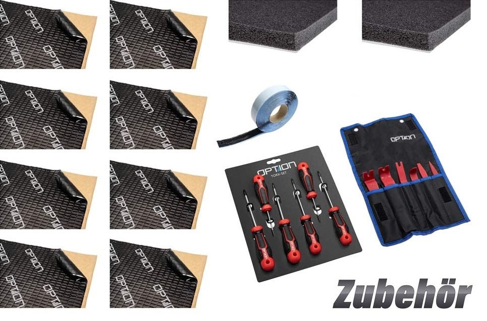 OPTION Mercedes Sprinter speakerset met gereedschap en isolatie - Sweetlake Customs