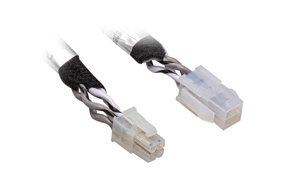 OPTION Molex Verlenging - 2.75m 1.5mm² - Grijs/Wit - Sweetlake Customs