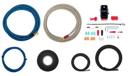 OPTION V10 100% koper accu achterin 10mm² 60A - Sweetlake Customs