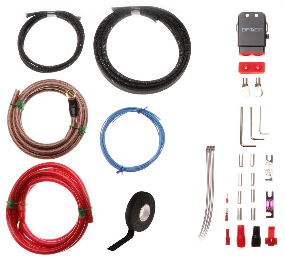 OPTION V20 100% Koper accu achterin 20mm² 80A - Sweetlake Customs