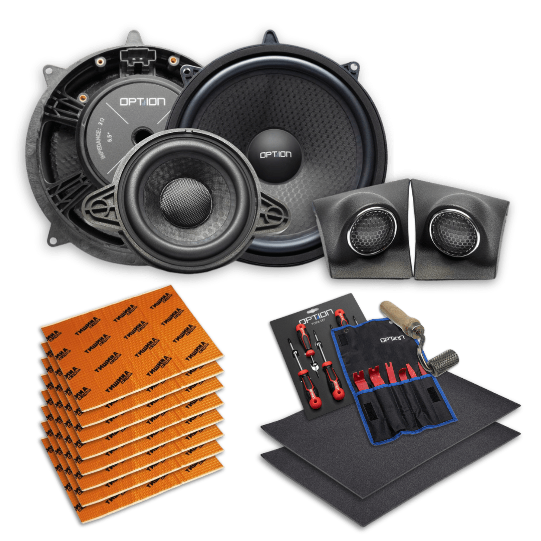 OPTION W907 Speakerupgrade met Gereedschap en Isolatie - Sweetlake Customs