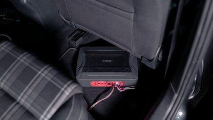 PULSEC8A - V4 | Slimline Underseat Subwoofer | 80 Watt RMS | met Basregelunit &amp; Gratis Kabelset - Sweetlake Customs