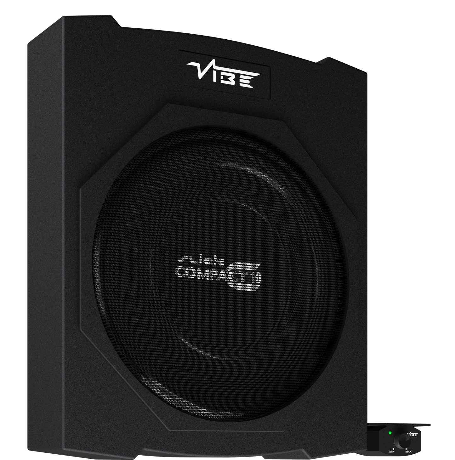 SLICKC10A - V0 | Underseat Subwoofer | 180 Watt RMS | met Basregelunit &amp; Gratis Kabelset - Sweetlake Customs