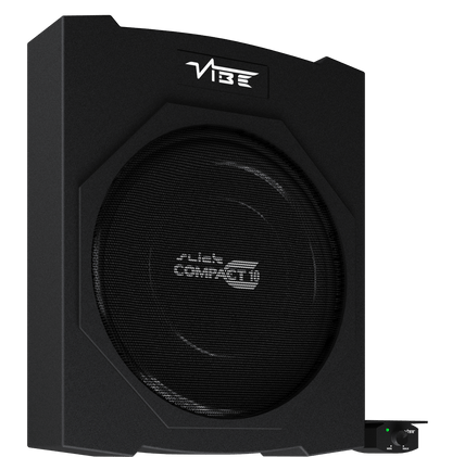 SLICKC10A - V0 | Underseat Subwoofer | 180 Watt RMS | met Basregelunit &amp; Gratis Kabelset - Sweetlake Customs