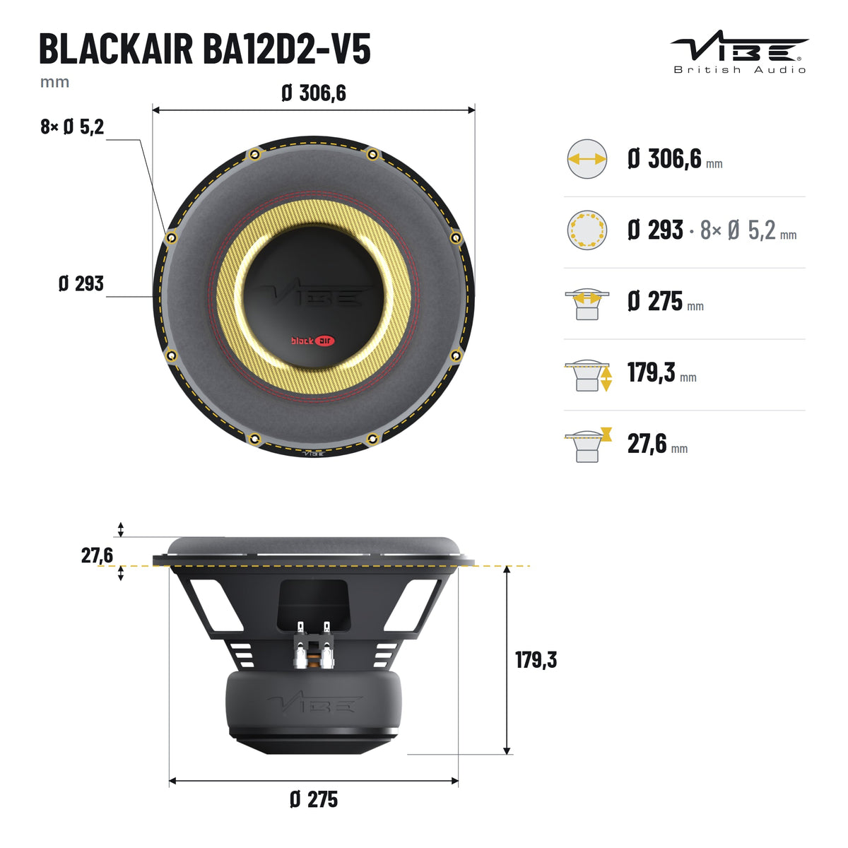 VIBE BA12D2-V5 - Sweetlake Customs