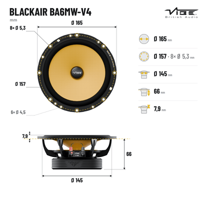 VIBE BA6C-V6 + Gratis Demping & Roller - Sweetlake Customs