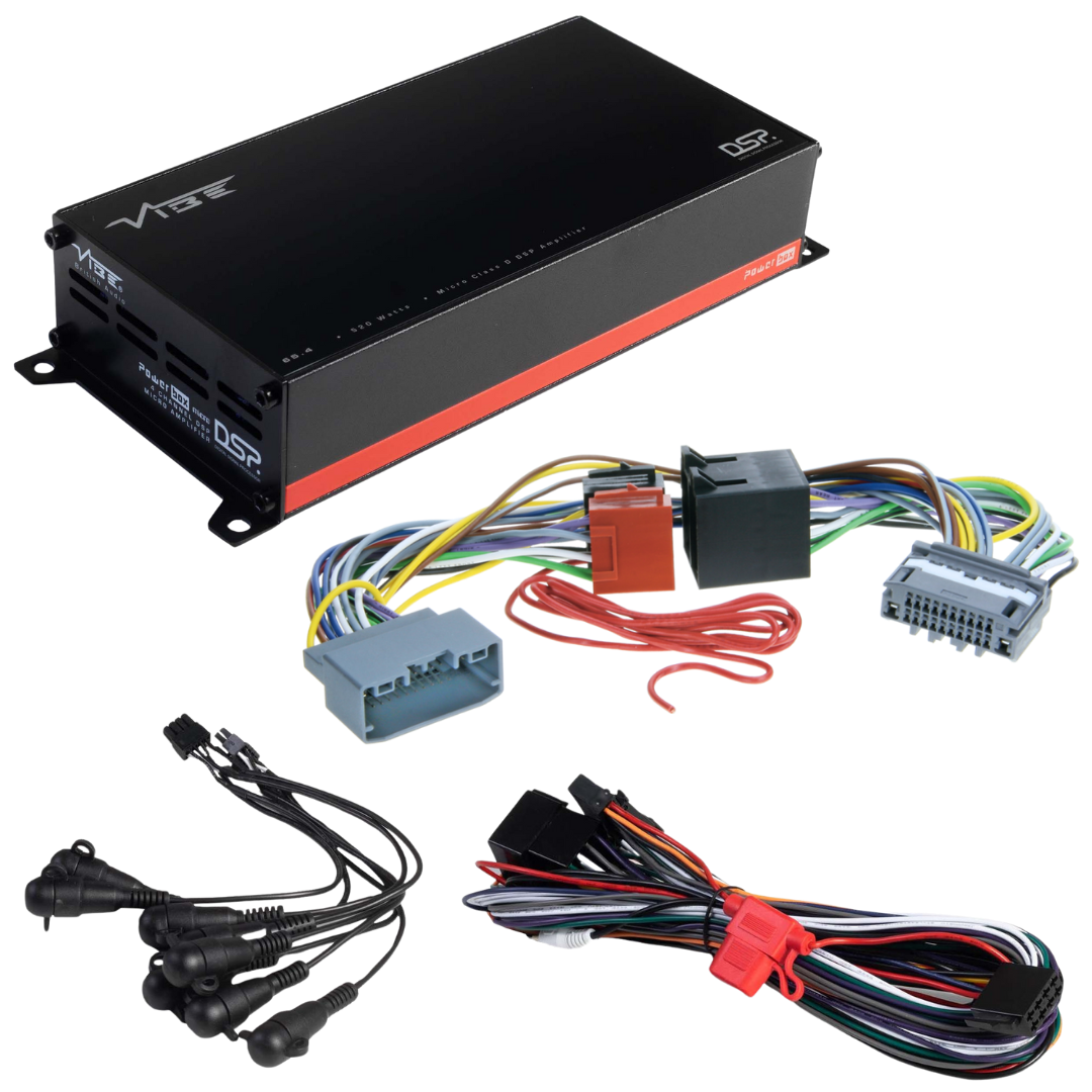 VIBE PB65.4M DSP + T-Kabel Chrysler/Dodge/Jeep - Sweetlake Customs