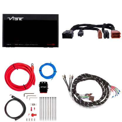 VIBE POWERBOX135.4 + PTAK-015 | Plug & Play Versterkerset | Volvo OEM Versterker - Sweetlake Customs