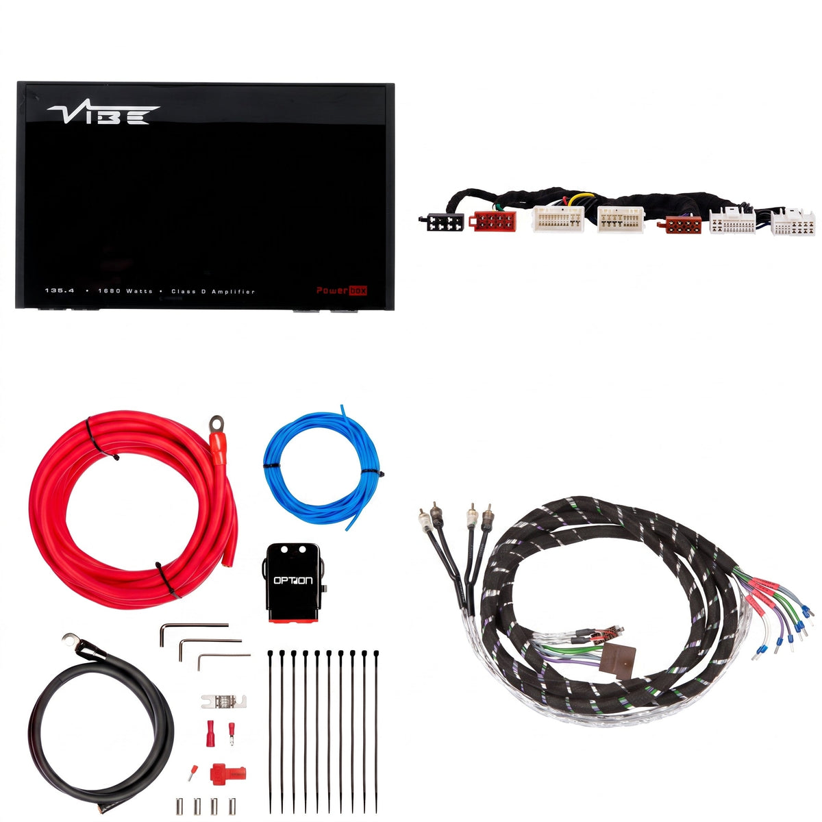 VIBE POWERBOX135.4 + PTAK-031 | Plug & Play Versterkerset | Hyundai/Kia 2007-heden - Sweetlake Customs
