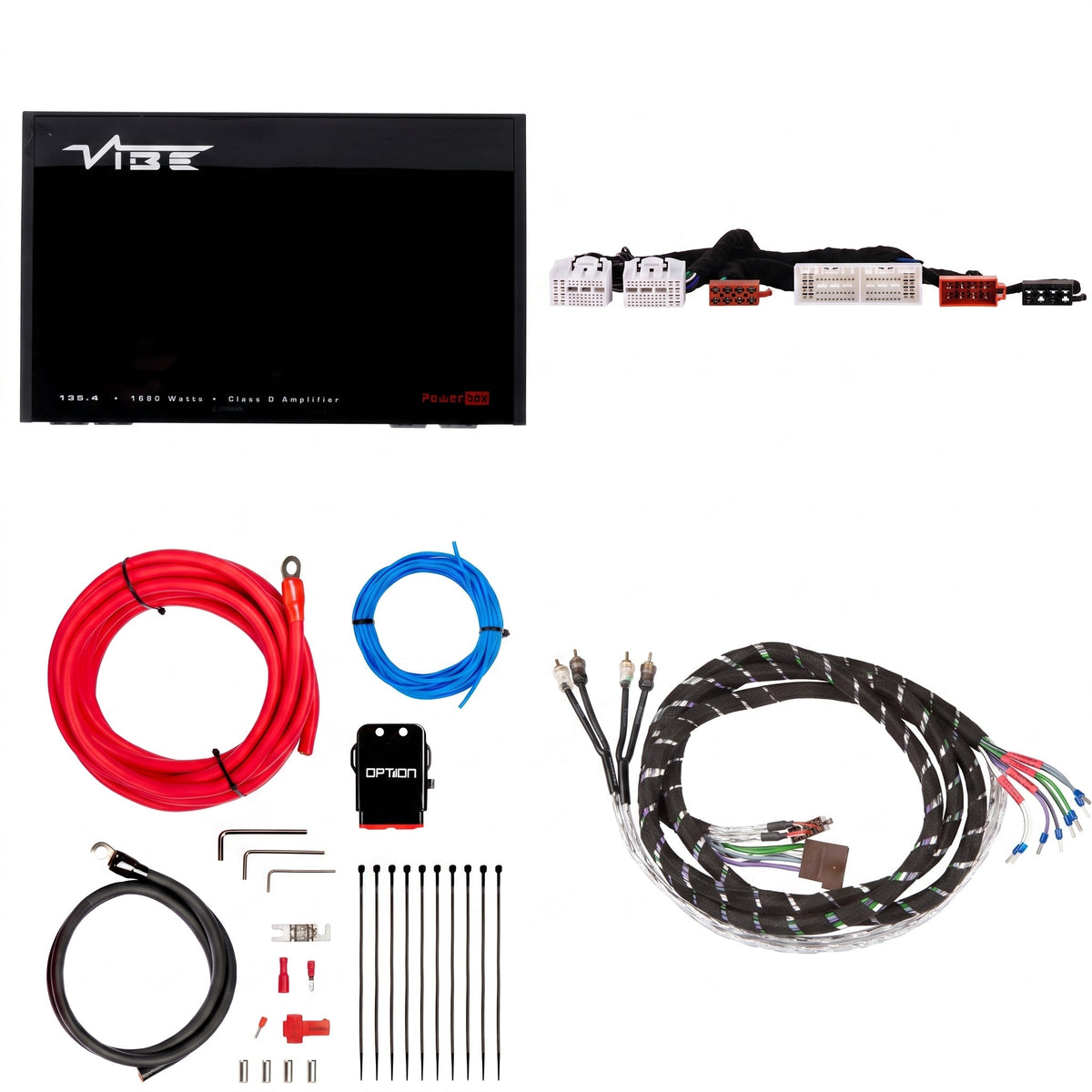 VIBE POWERBOX135.4 + PTAK-033 | Plug & Play Versterkerset | Hyundai/Kia 2009-heden - Sweetlake Customs