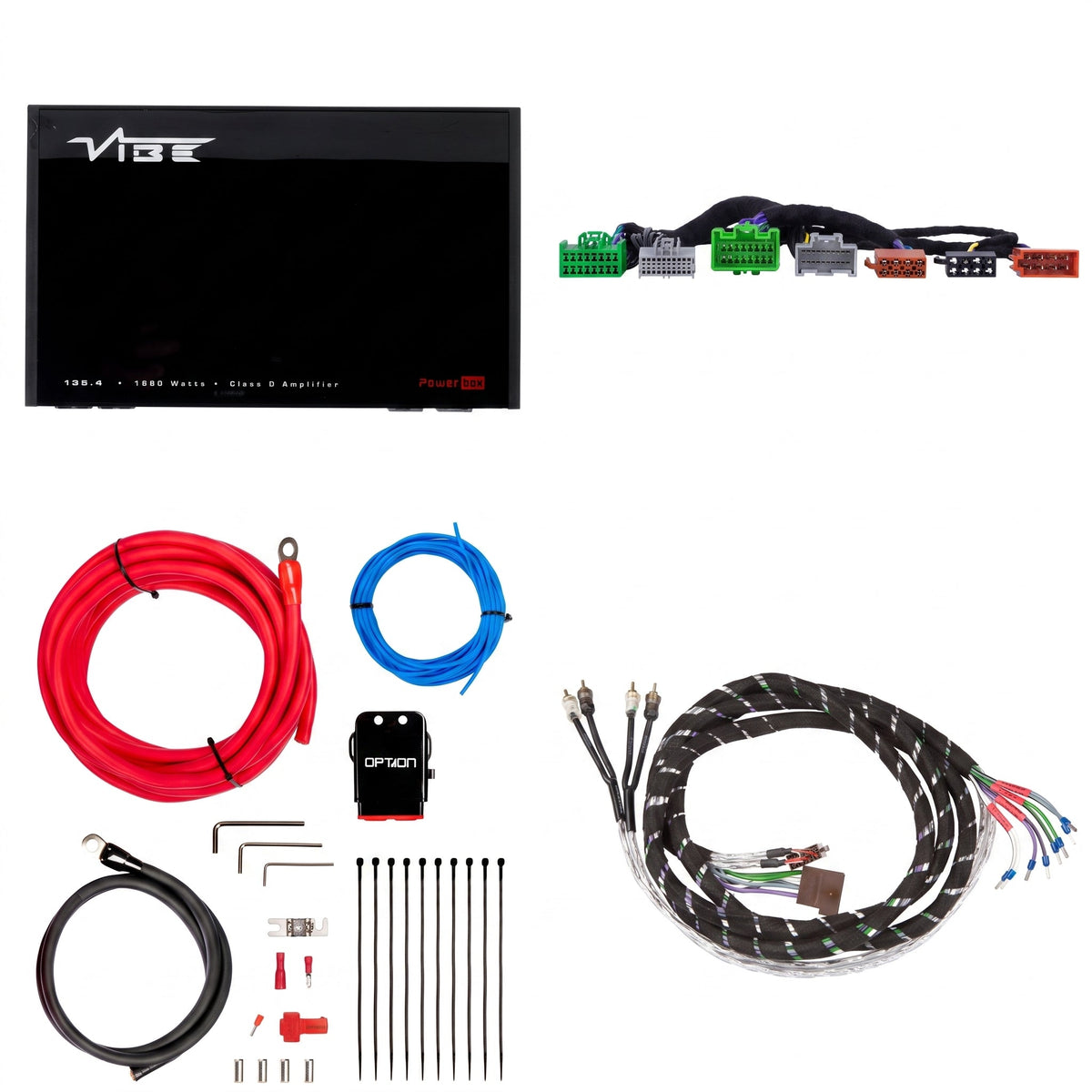VIBE POWERBOX135.4 + PTAK-042 | Plug & Play Versterkerset | Opel/Vauxhall, Insignia/Karl/Viva - Sweetlake Customs