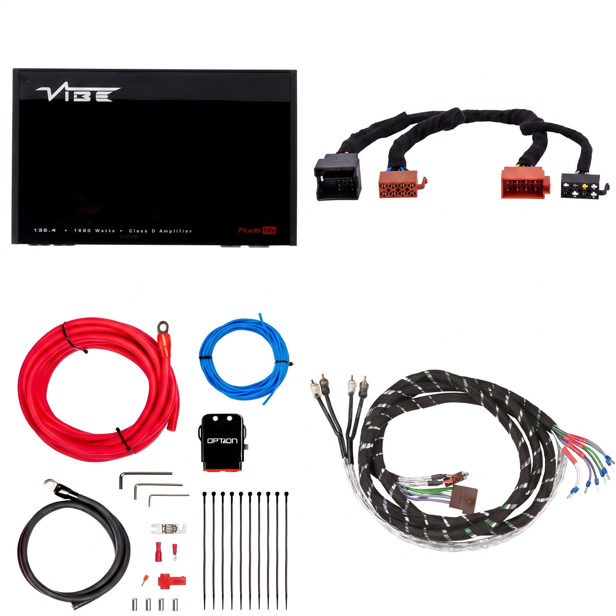 VIBE POWERBOX135.4 + PTAK-085 | Plug & Play Versterkerset | Fiat Ducato 2021-heden - Sweetlake Customs