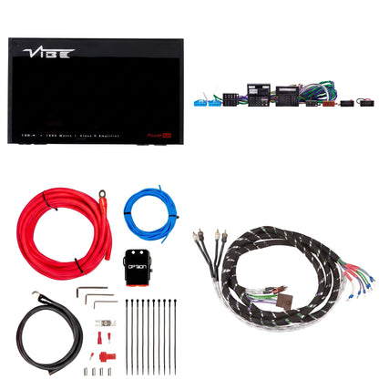 VIBE POWERBOX135.4 + PTAK-095 | Plug & Play Set | BMW Quadlock met 4-kanaals Actieve Aansluiting - Sweetlake Customs