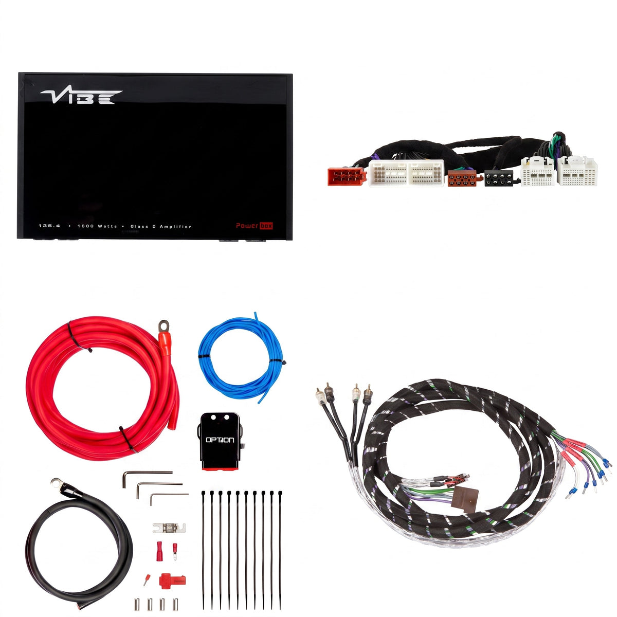 VIBE POWERBOX135.4 + PTAK-101 | Plug & Play Versterkerset | Hyundai & Kia - Sweetlake Customs