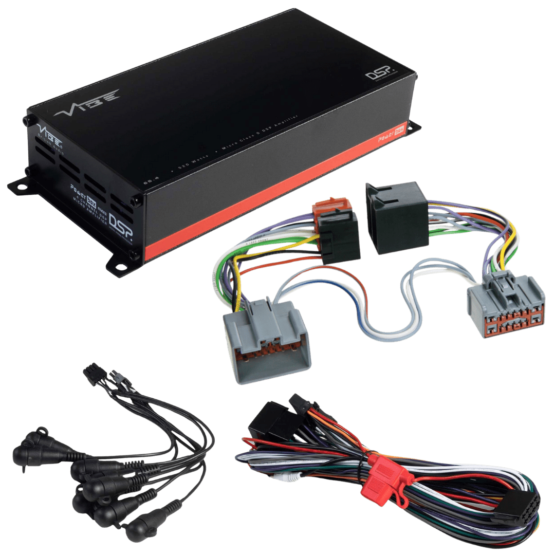 VIBE POWERBOX65.4-8MDSP-V3 + TAK-012 | Plug & Play DSP Versterker | Volvo Base Performance - Sweetlake Customs
