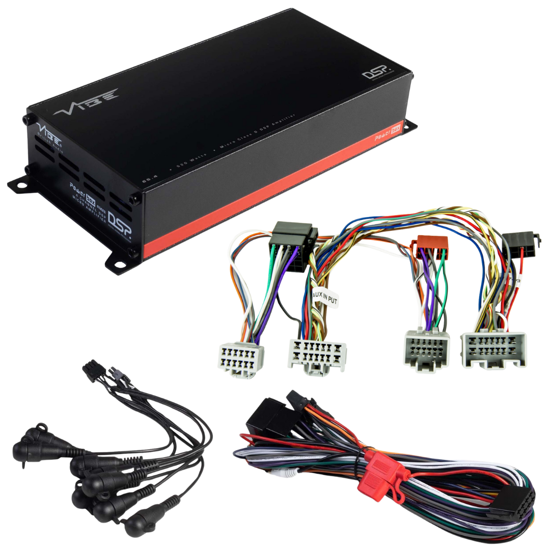 VIBE POWERBOX65.4-8MDSP-V3 + TAK-014 | Plug & Play DSP Versterker | Volvo Base Performance - Sweetlake Customs