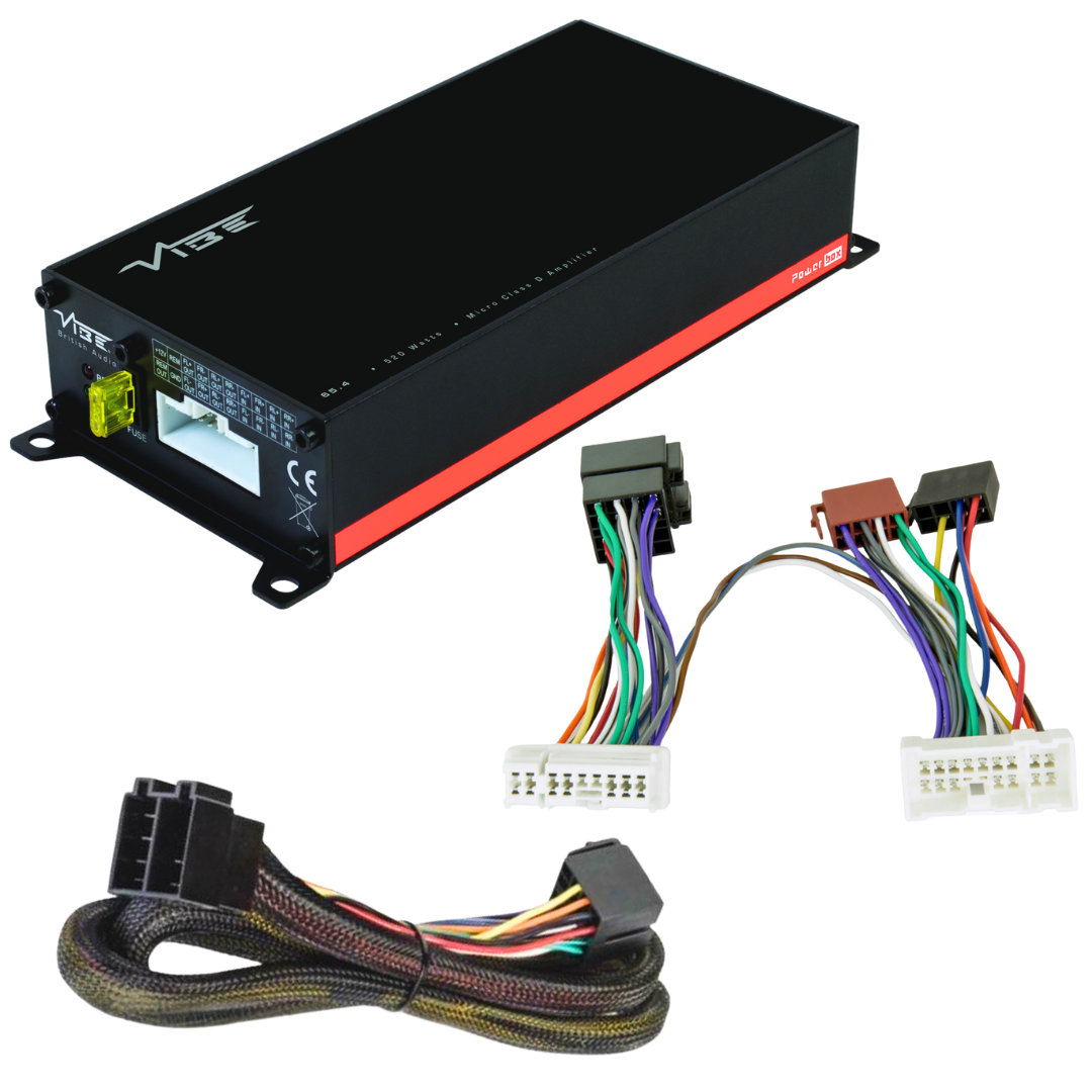 VIBE POWERBOX65.4M + TAK-071 | Plug & Play Versterker | Nissan Middel - Sweetlake Customs