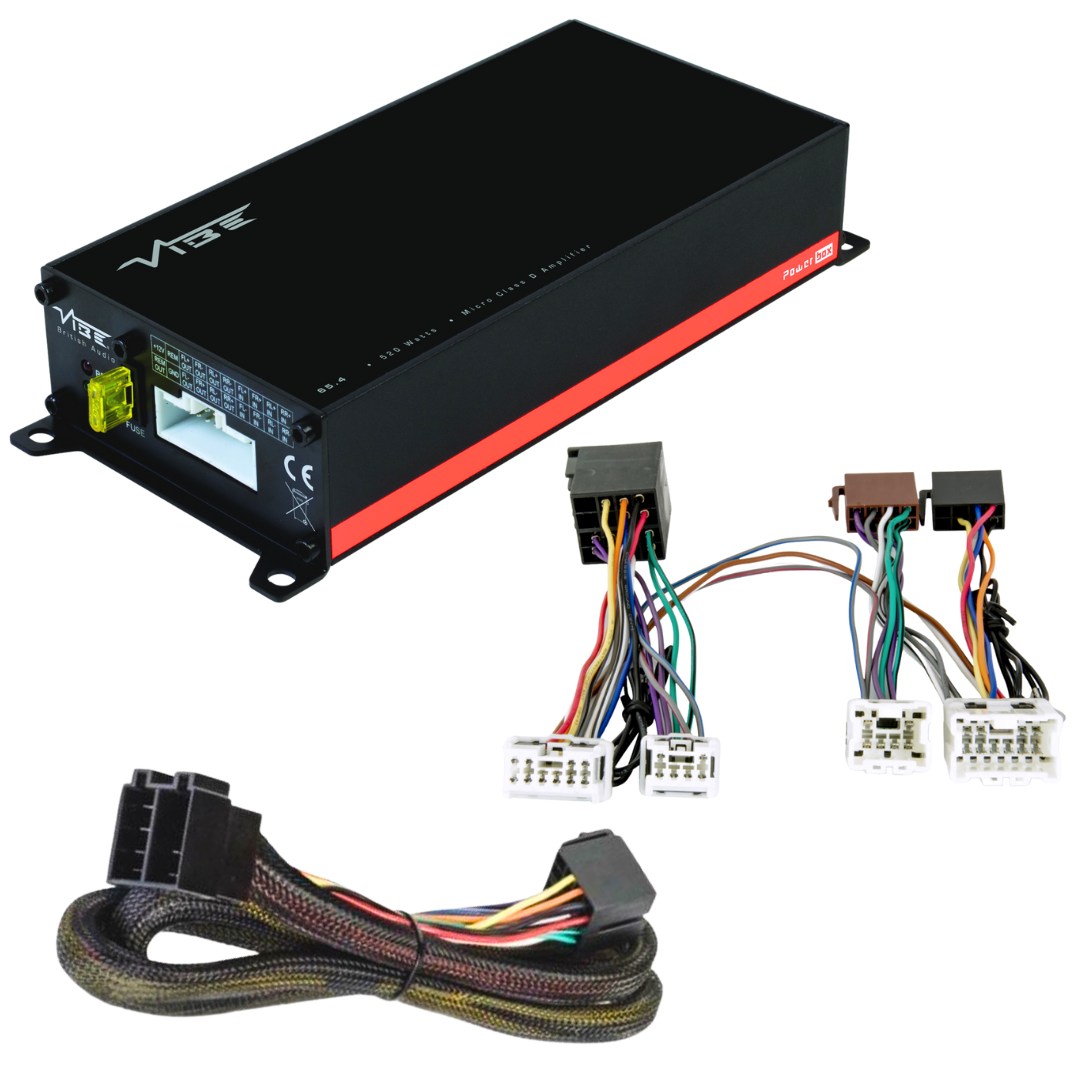 VIBE POWERBOX65.4M + TAK-073 | Plug & Play Versterker | Nissan Middel - Sweetlake Customs